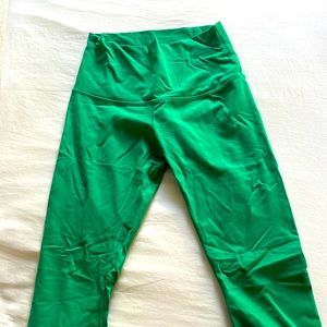 Lulu lemon leggings in green - full length
